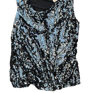 3X Blue Sequin Top - Never Worn with Tags
